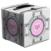 Portal 2 Companion Cube Tin Lunch Box